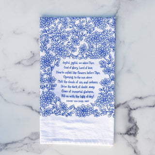 Joyful, Joyful We Adore Thee Hymn Tea Towel