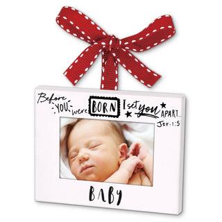 🎄Ornament Frame Baby Ribbon Hang