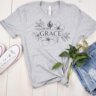 GRACE Floral T Shirt - Naptime Faithwear