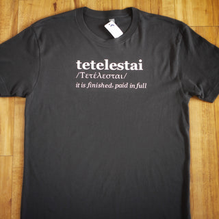 Tetelestai T Shirt - Naptime Faithwear