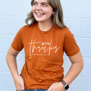 Give Thanks Women's Tee Shirt